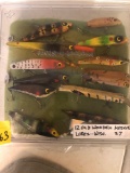 12 old wooden muskie Lures