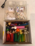 Beanie Babies and Pez dispensers