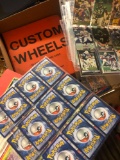 Baseball cards, Pokemon, stamps