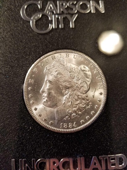 1884 CC Uncirculated Silver Dollar