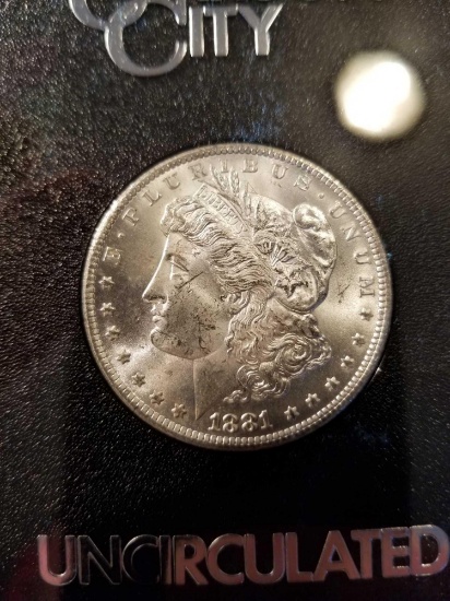 1881 CC Uncirculated Silver Dollar