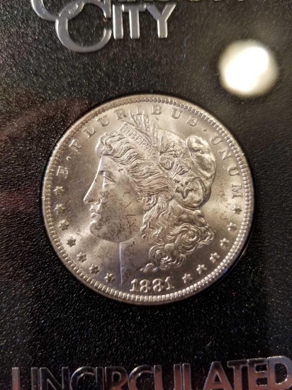1881 CC Uncirculated Silver Dollar