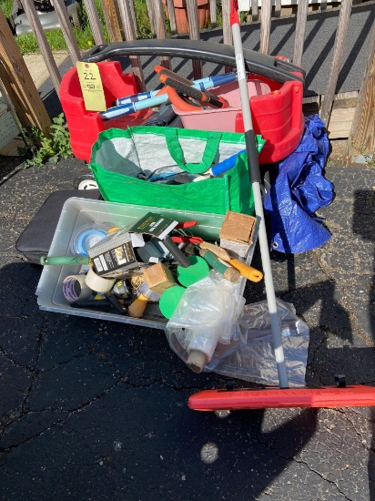 Cart and Gardening Tools