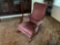 Upholstered rocking chair