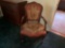 Victorian upholstered rocker & victorian side chair