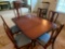 Duncan Phyfe Cherry Table w/ (6) Chairs