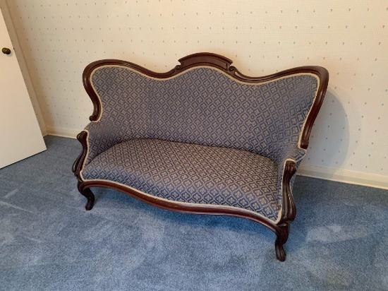 Victorian loveseat