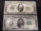 1934 $10 Dollar Note & 1934 $5 Note