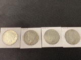 Peace Dollar 1926s, '27d, '28s, '34d