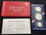 United States Bicentennial Silver Uncirculated 3 coin set