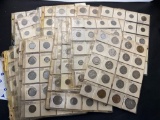 Large group of foreign coins