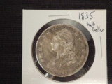 1835 Capped Bust Half Dollar