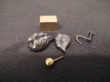 1.5 DWT 14K piece and Broken Earrings