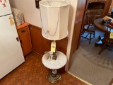 Floor lamp-marble stand