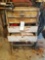 6 drawer metal cabinet with bolt stock, welding accessories and gloves