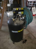 Central pneumatic air compressor 2.5hp 21gal 125gal