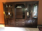 3-pc. Ethan Allen Lighted Entertainment Center