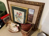 Baskets and picture frames