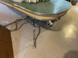 Chrome Table Green Top