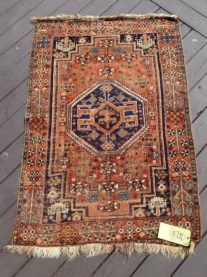 Persian rug, 5 x 3.4