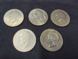 (2) Bicentennial, (3) 1978 Eisenhower Dollars