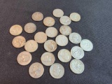 (23) 1941-1964 Silver Quarters