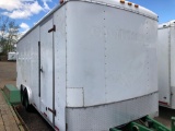 2006 Atlas enclosed cargo trailer. Ramp door.