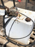 50 gallon steel fuel tank with an electric pump