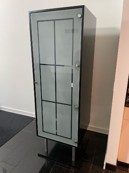 Frosted Glass front media cabinet