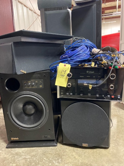 McIntosh MHT100A/V w/ speaker system