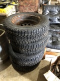 (4) mounted winterforce tires