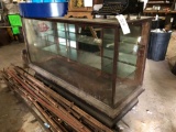 Antique store glass display case