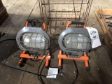 (2) HDX work lights