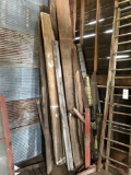 Assorted barn lumber, planks