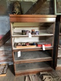 Early country store display cabinet