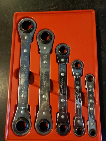 Blue Point double-sided ratchet wrenches 1/4 to 7/8