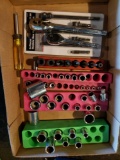 Assorted Craftsman sockets and ratchets