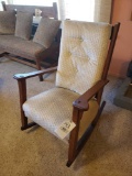 Mission oak rocking chair