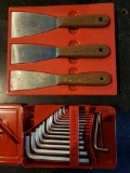 Snap-On Allen wrench set and putty knives