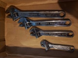 Snap-On adjustable wrenches 6 inch to 12 inch