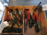 2 bxs. Craftsman, vise grips, wire strippers
