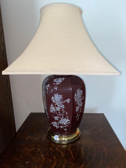Table lamp, 27" tall.