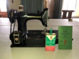 Singer portable sewing machine w/ case