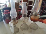 3 Oil Lamps