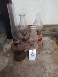 4 Oil Lamps