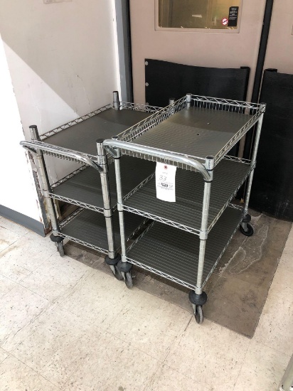 NSF Wire Rack Carts