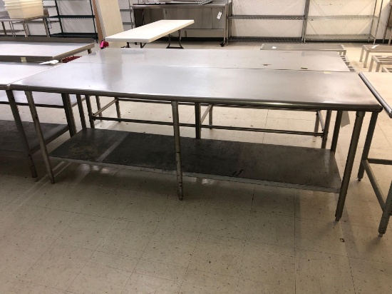 96in x 30in Stainless Steel Table