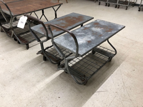 (2) Steel Carts