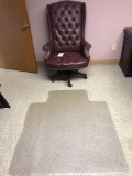 Leather Chair with Mat