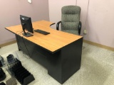 Desk, Chair, Mat